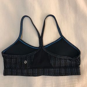 Blue print flow y bra